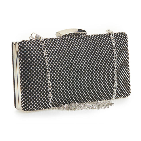 Verde Γυναικείο Τσαντάκι Βραδινό 01-1620 Μαύρο